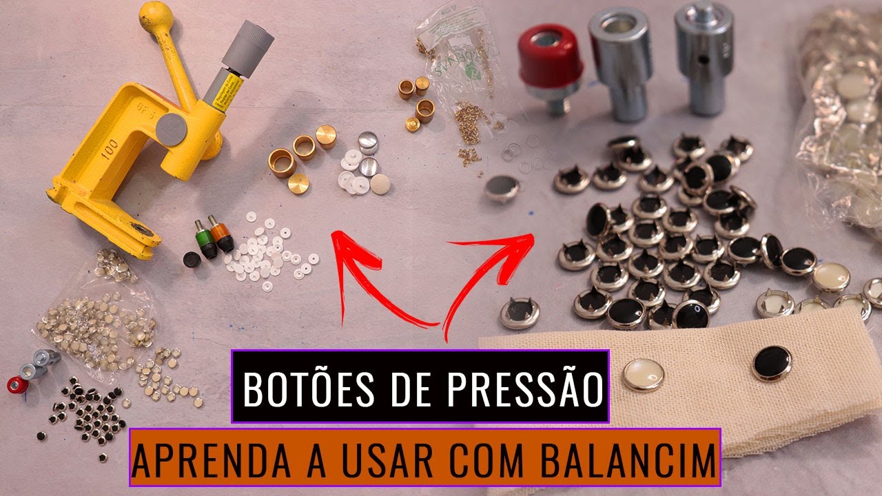 Como Usar Botões de Pressão no Balancim | Dayse Costa