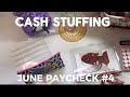 Cash stuffing 982$ into my binders June paycheck #4 #cashenvelopessystem#cashstuffing