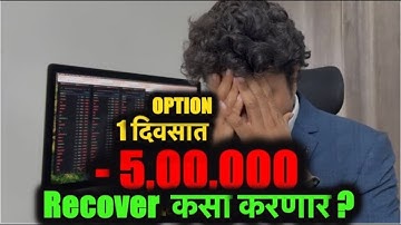 Option Trading मधील Loss Recover कसा करायचा  Practical Example