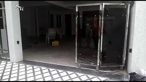 Sliding gate 90 degree turn done by Krishna home automation +919016042525