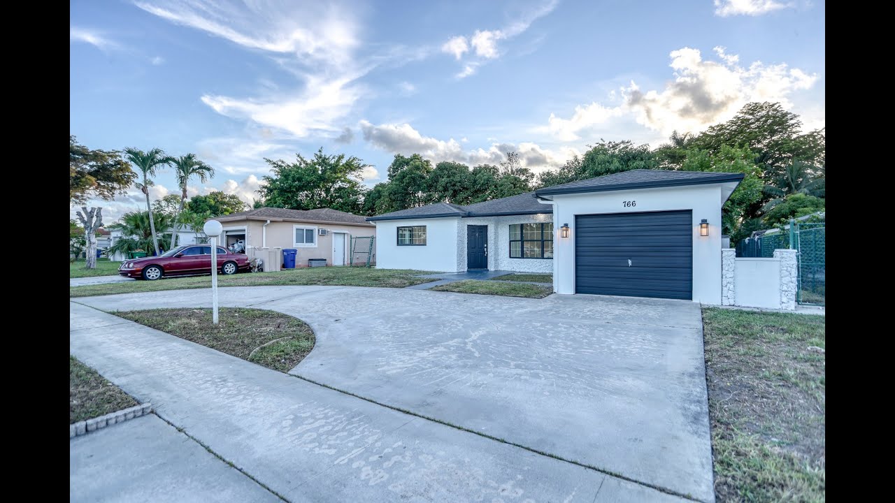 FOR SALE! 766 SW 54 Ave Margate FL 33068 Waterfront Sunset Full Remodel Bella Mar Real