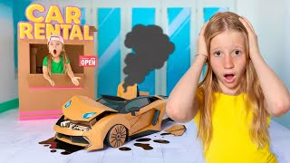 Download Lagu Nastya and Cardboard Cars Challenge for kids MP3 Download Lagu Nastya and Cardboard Cars Challenge for kids MP3