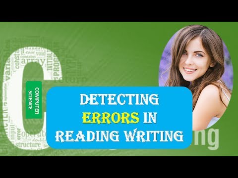 Detecting Errors in Reading Writing in C Programming