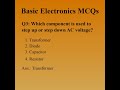 🔥Basic Electronics MCQs | Embedded Systems  #electronics #embeddedsystems