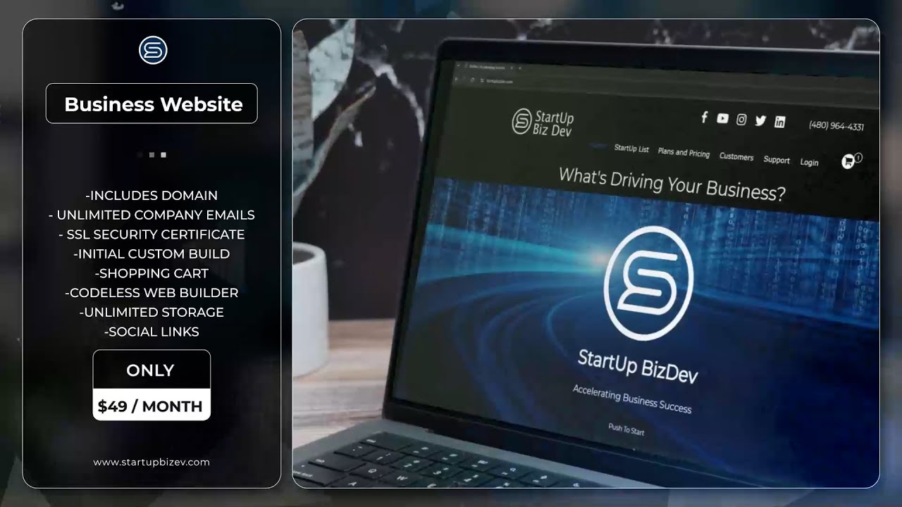 Affordable Website Solutions for Small Businesses | StartUp BizDev