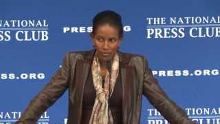 Ayaan Hirsi Ali speaks at the National Press Club