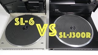 Compact tech-filled Technics Turntables - old vs older