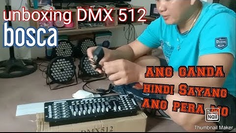 unboxing bosca dmx controller 512