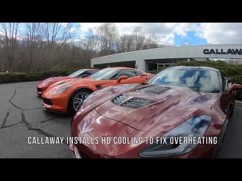 Z06 Track car overheating fix from Callaway for C7 Corvettes race track day use