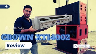 Crown Xti4002 digital audio amplifier for DJ and Live review with price ‎@VkiVan 
