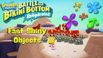 Battle For Bikini Bottom Rehydrated: Get Shiny Objects Fast! TIPS AND TRICKS!