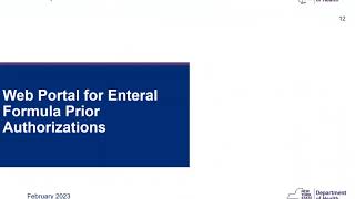 Enteral PA Web Portal 022423 Update
