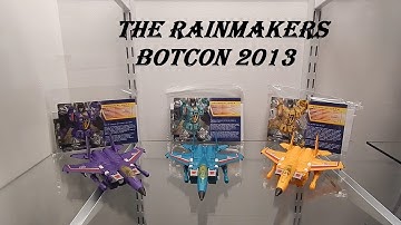 Transformers Video Review : 2013 Botcon Exclusive Rainmakers