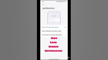 Lock Screen Notification Hide Kaise Kare | How To Hide Lock Screen Notification |#shorts#viral#tech