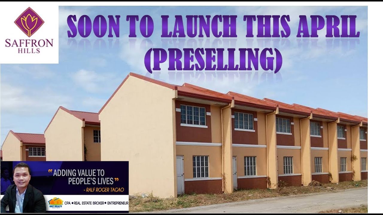 Soon to Launch Saffron Hills Duhat Bocaue Bulacan House and Lot