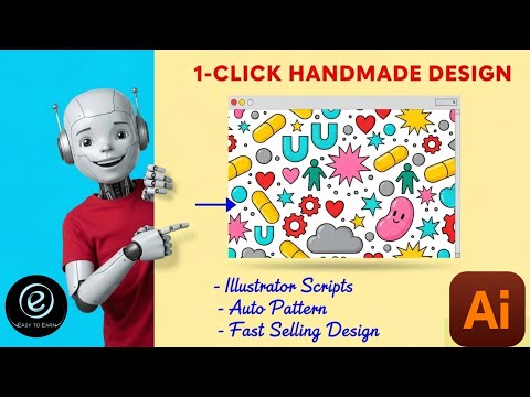 Fast-Selling Vector Patterns with 1 Script | Auto Design for all stock site