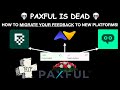 Paxful shut down migrate feedback and trade history to new usa alternatives