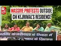 BJP Intensifies Protest Outside Kejriwal&#39;s Residence LIVE