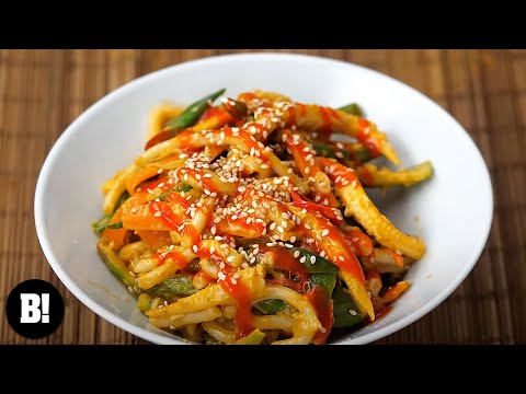 COCONUT CURRY NOODLES | BOSH! | VEGAN