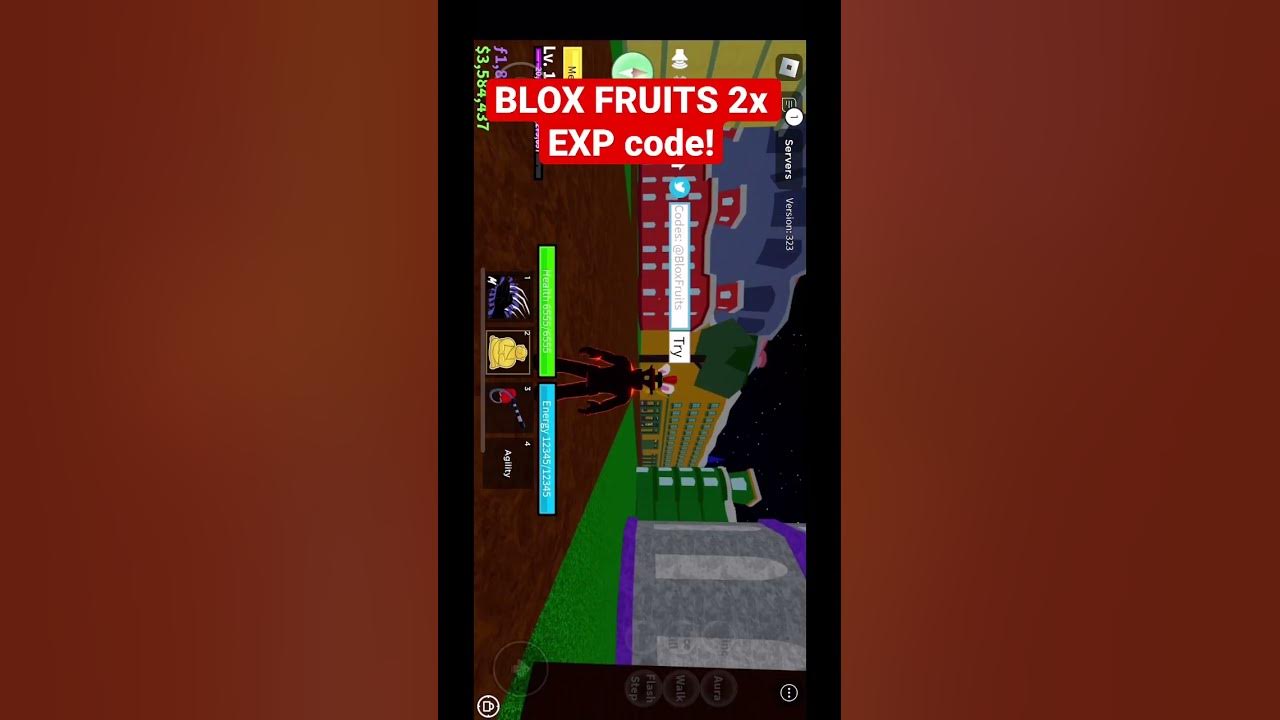 Blox Fruits 2x Exp Code!bloxfruitsrobloxonepiece YouTube