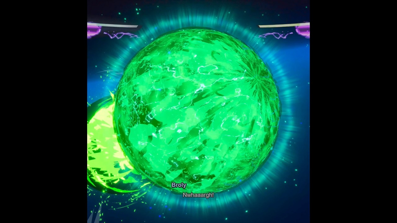 BROLY Z OMEGA BLASTER VS BROLY SUPER SSJ GIGANTIC BALL - BEAM CLASH DRAGON BALL SPARKING ZERO