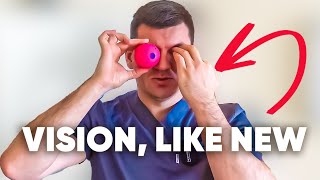 I only did this massage once, and my vision improved! Miraculous eye massage!