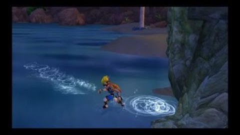 Jak 1 Glitch: Lurker Shark on land and hitting it