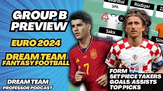 EURO 2024 GROUP B PREVIEW | SET PIECE TAKERS | TOP PICKS | SUN DREAM TEAM | FANTASY FOOTBALL