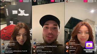 Adin Ross Goes Live On IG After PamiBaby Rings The Door Bell + Adin Gives Pami A House Tour