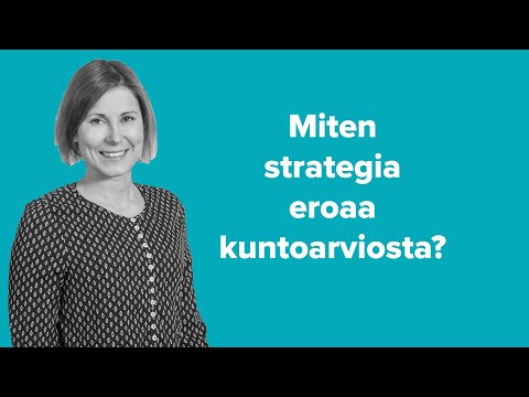 Video: Kuinka Taktiikat Eroavat Strategiasta