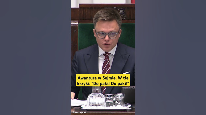 Awantura w #Sejm. W tle krzyki: "Do paki! Do paki!"
