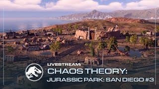 Jurassic World Evolution 2 | Chaos Theory: Jurassic Park San Diego | Let&#39;s Play #3