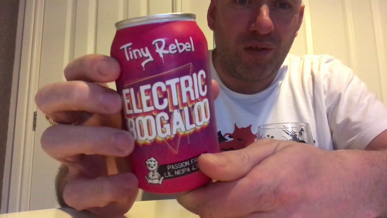 Tiny Rebel - Electric Boogaloo passion fruit New England IPA beer review *new Sainsburys beer*