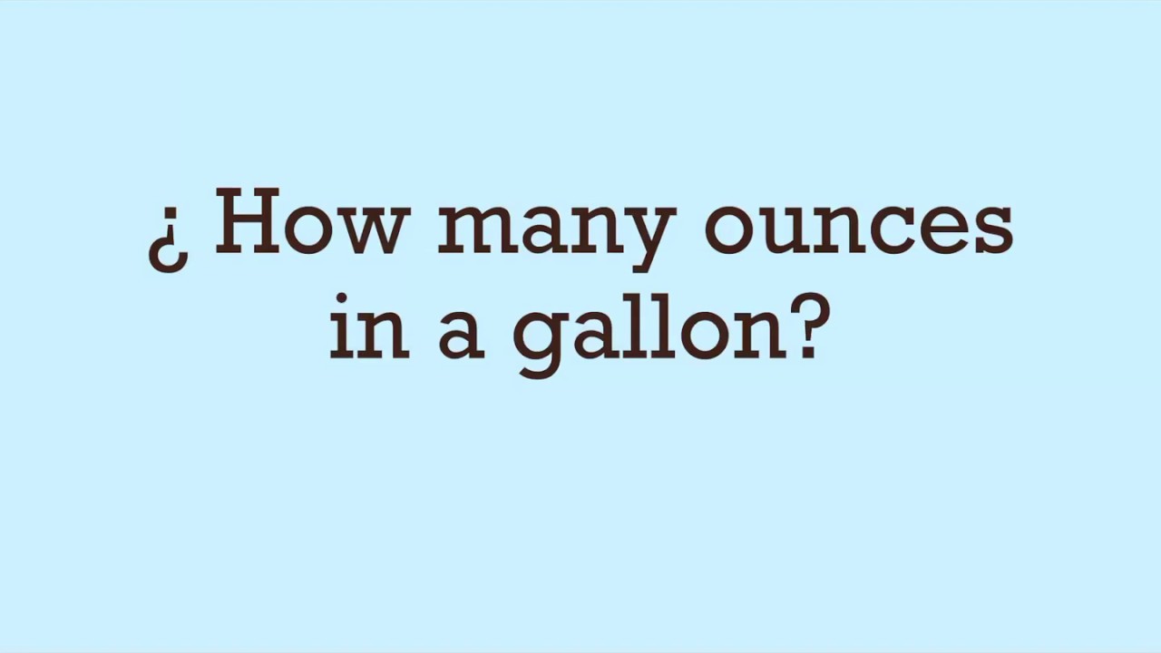 How Much Is 128 Fluid Ounces