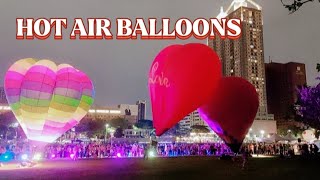 HOT AIR BALLOONS || LOVE RIVER KAOHSIUNG TAIWAN