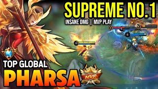 PHARSA BEST BUILD 2023 | TOP GLOBAL PHARSA GAMEPLAY | MOBILE LEGENDS✓