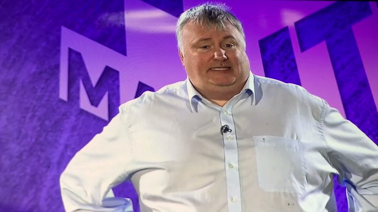 Stephen Nolan Gives a Speech at Abbey Community College in Newtownabbey 