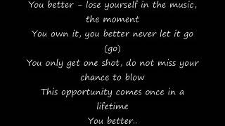 Eminem - Lose Yourself lyrics