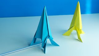Como hacer un cohete de papel - origami