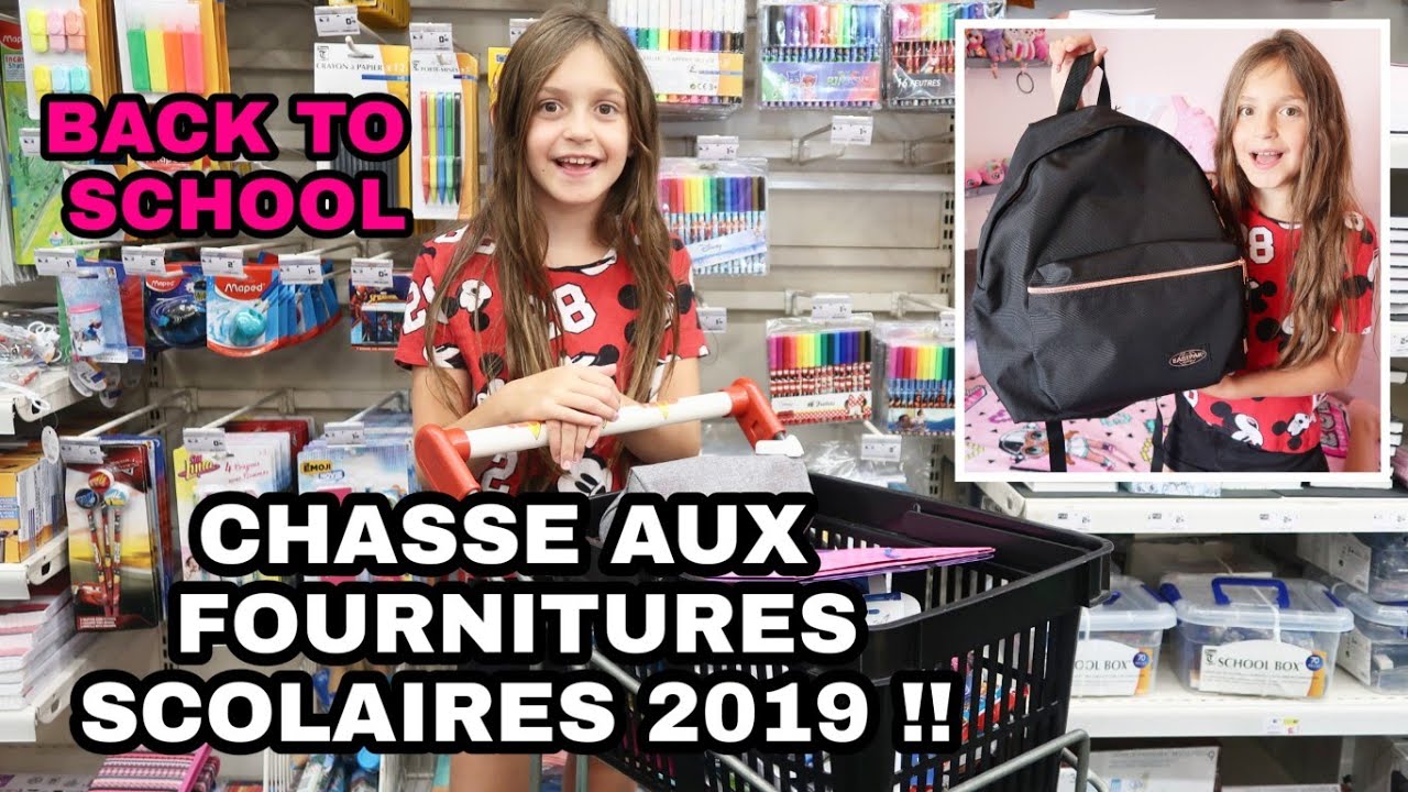 CHASSE AUX FOURNITURES SCOLAIRES 2019 - BACK TO SCHOOL