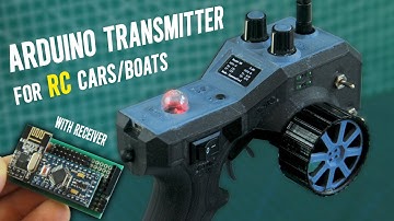 Build an Arduino Pistol-grip Transmitter for RC Cars with 1KM Range!