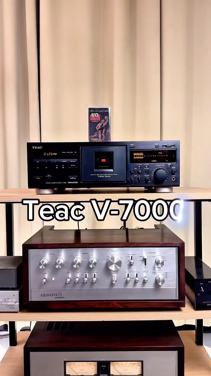 その他 TEAC V-7000 TEAC V-7000 Stereo Cassette Deck 3-Head System Dolby Audio