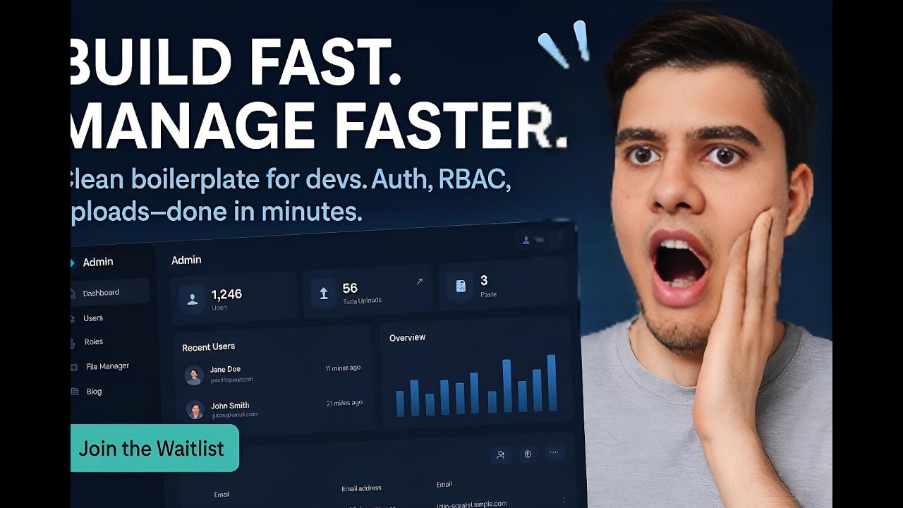 (Minor Brief) Admin Panel Boilerplate For Busy Developers | PanelFor.Dev | Captain Codes
