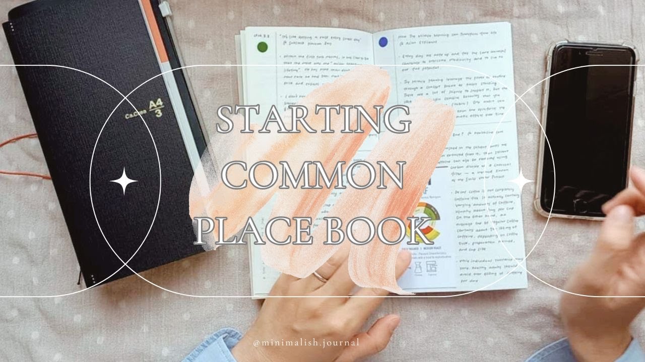 Starting Commonplace book | Traveler's notebook & Notion hybrid method
