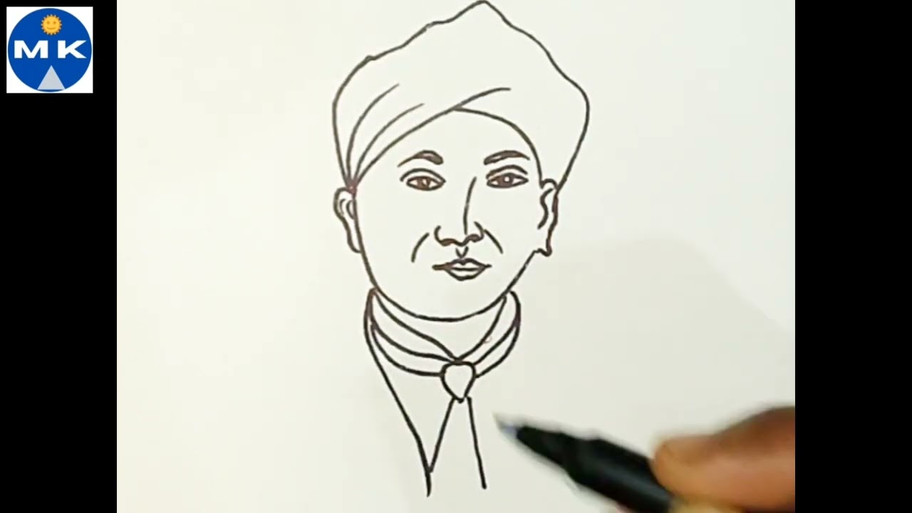 Drawing Sir C V RAMAN: Famous Indian Scientist [Watch in Full-Screen mode]  - YouTube