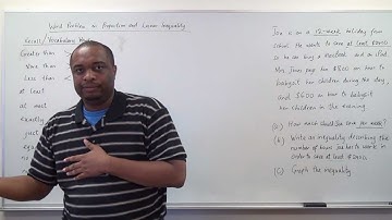 Word Problem on Linear Inequality - Part 1