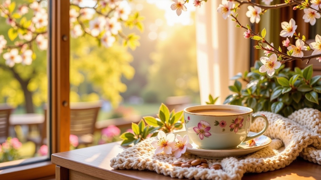 Весенний Босса Нова Джаз ~ Утреннее Кофейное Блаженство и Нежные Звуки