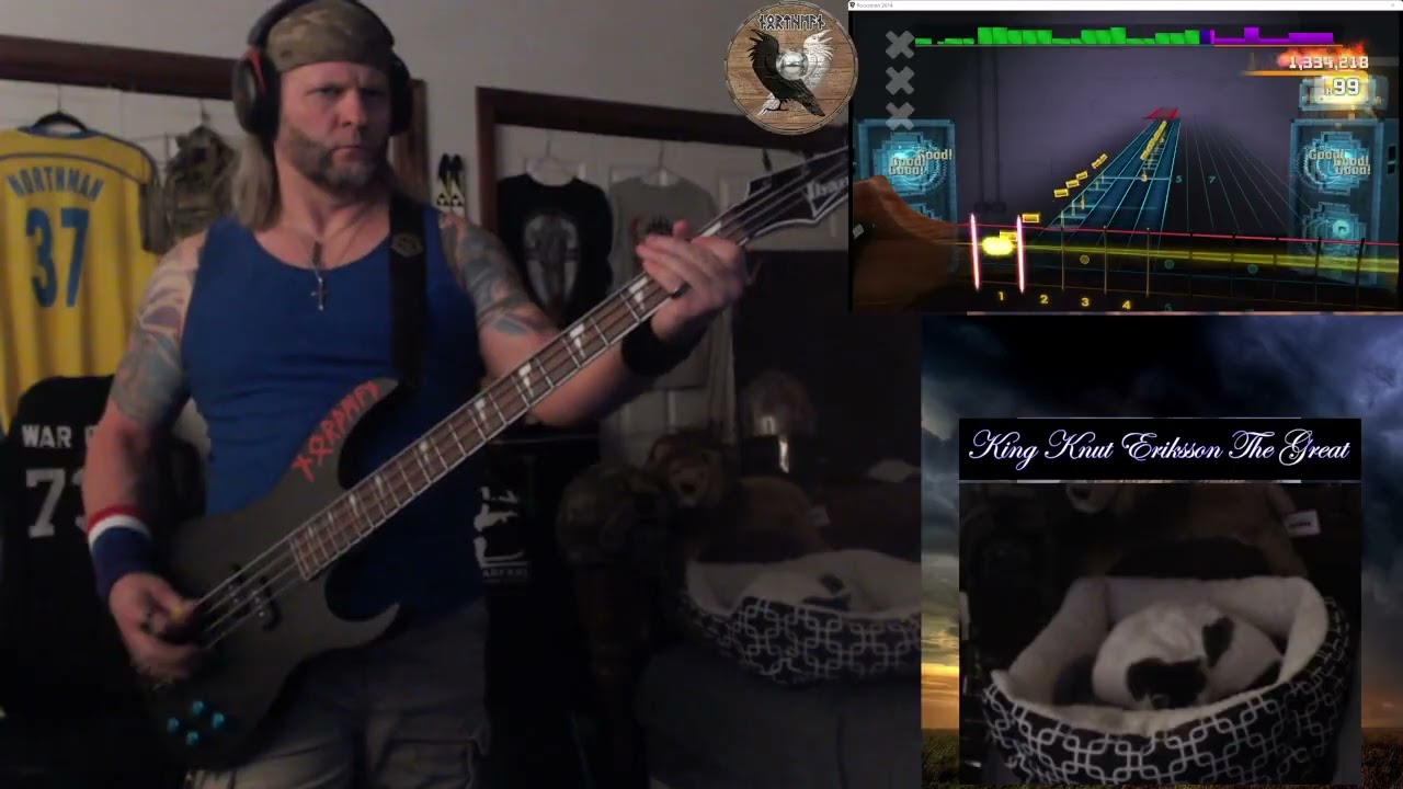 Orden Ogan - Gunman {Northman Cover}{Bass Guitar} 99.92% Accuracy {Please See Details Below}