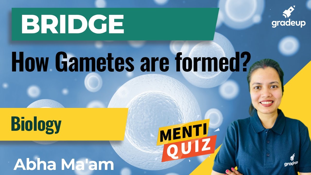 How Gametes are formed? | Biology | Bridge Series | Abha Ma'am | NCERT | Gradeup
