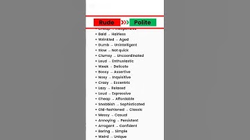 Mastering Rude & Polite Words in #speakfluentenglish #english #howtoimprovespokenenglishintamil